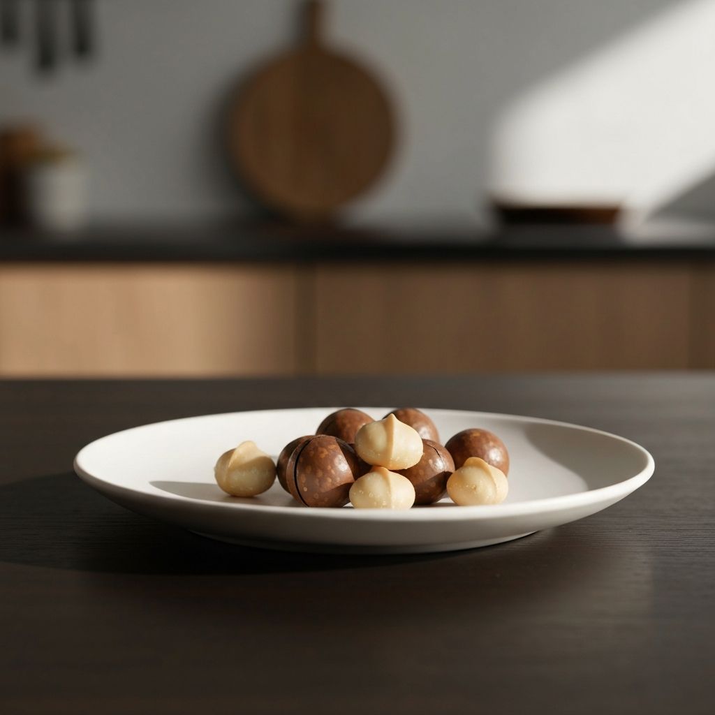 Macadamia nuts arrangement